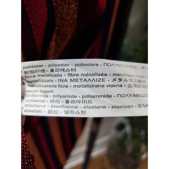 Zara Trafaluc Women's Multicolor Striped Polyester Wrap Knee Length Skirt Size S - Picture 10 of 11